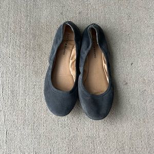 Lucky Brand ballet flats gray size 10